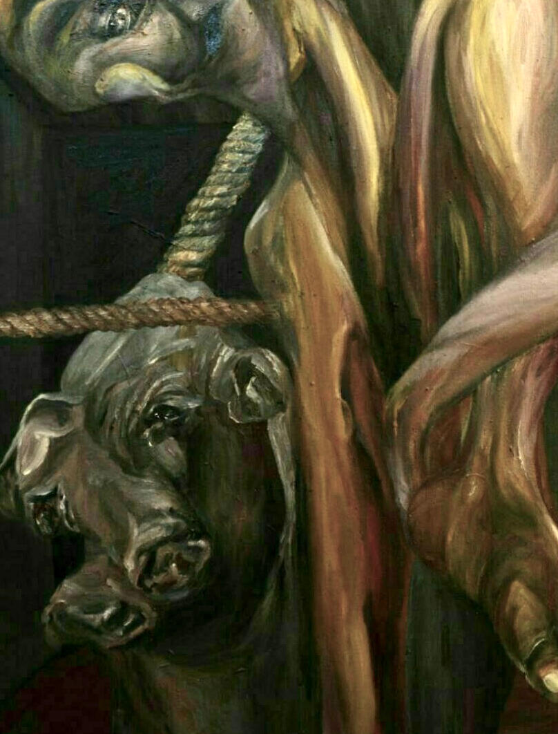Detail of a figurative painting from Miscellaneous. Detail of a figurative painting from Miscellaneous.
